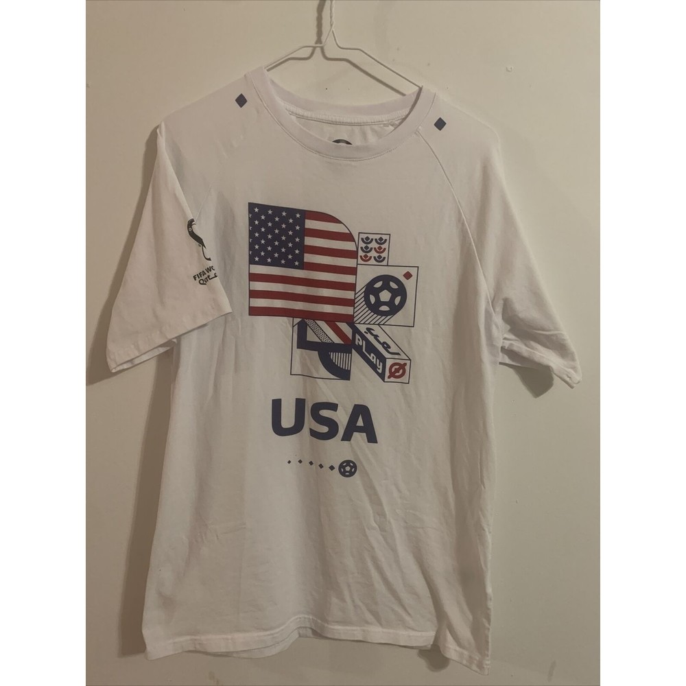 FIFA World Cup USA Official Qat_ar T -Shirt 2022 Med. - Picture 1 of 5